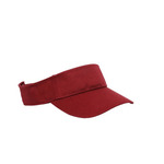 Cotton Woven Hook-And-Loop Adjustable Visor