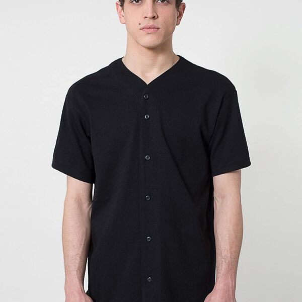 1403 Thick Knit Jersey Baseball Tee Thumbnail